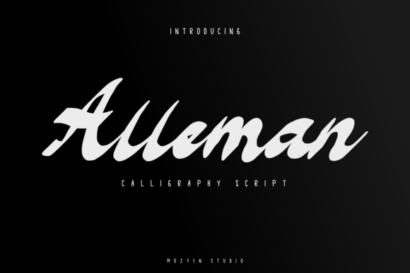 Alleman: A Script Font Built for Real Brand Identity