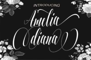 Amelia Diana: The Script Font That Stops the Scroll
