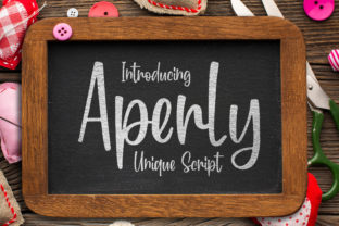 Aperly: A Playful Script Font for Modern Web Design