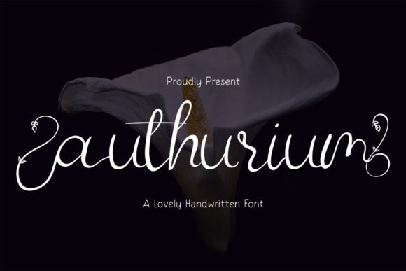 Authurium Font Review: A Delicate Script for Web Headers