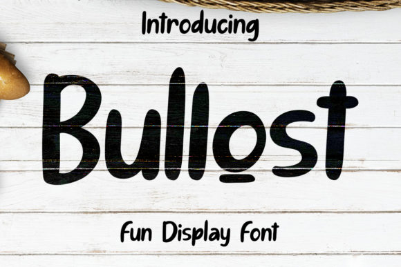 Bullost Font: The Perfect Handwritten Typeface for Crafters