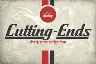 Cutting-Ends: The Nostalgic Script Font for Handmade Brands