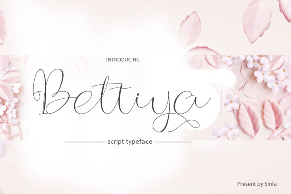 Elevate Web Design with the Bettiya Script Typeface