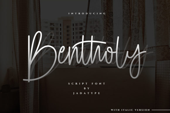 Elevate Your Brand with the Bentholy Script Typeface