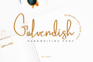Galvendish: The Script Font That Stops the Scroll