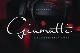 Giamatti: A Charming Script Font for Authentic Branding