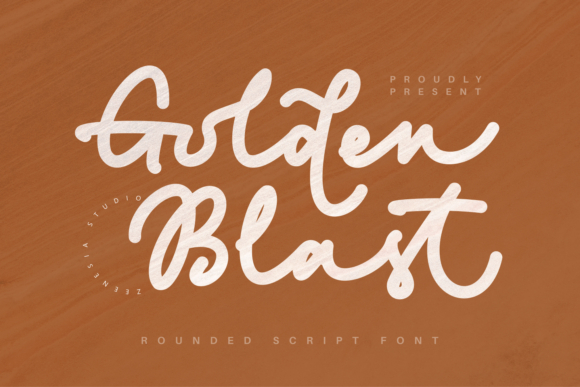 Golden Blast: A Script Typeface for Modern Web Design