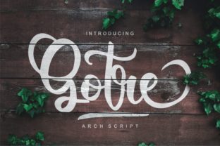 Gotre Font: A Swashy Script for Handmade Brands