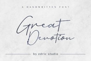 Great Devotion: A Charming Script Typeface for Web Design