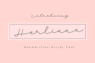 Herliana: A Romantic Script Font for Digital Branding