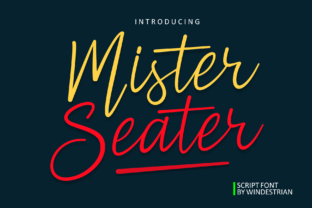 Mister Seater: The Script Font for Scroll-Stopping Marketing