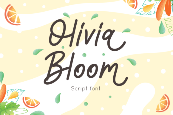 Olivia Bloom: A Delicate Script Font for Elegant Branding