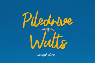 Piledrive Walts: A Playful Script Font for Web Design
