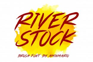 Riverstock Review: A Bold Script for Modern Branding