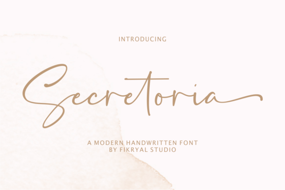 Secretoria Review: A Script Font for Bold Brand Identity