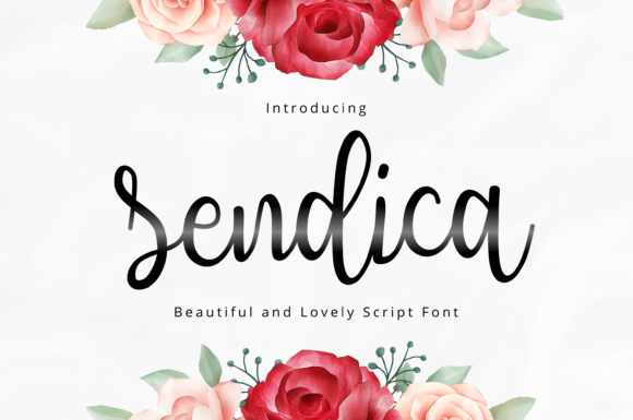Sendica: A Bold Script for Modern Brand Identity