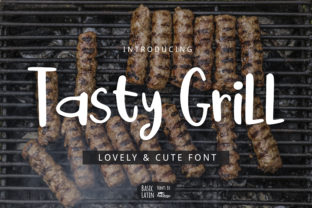 Tasty Grill Font: A Playful Script for Bold Campaigns