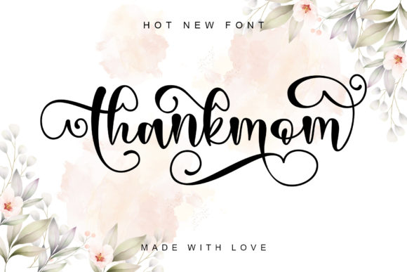 Thankmom: A Premium Script Font for Modern Web Design
