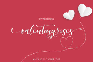 Valentinaroses: A Romantic Script Font for Handmade Brands